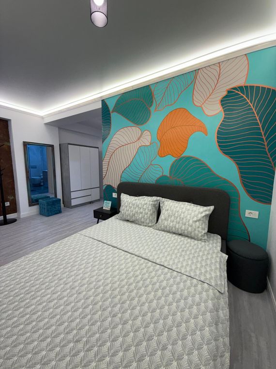 Cazare Mamaia Nord balcon cu vedere – Alexander Studio White Titanic, dormitor
