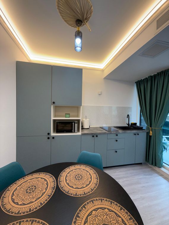 Cazare regim hotelier Mamaia Nord – Alexander Studio White Titanic, bucătărie