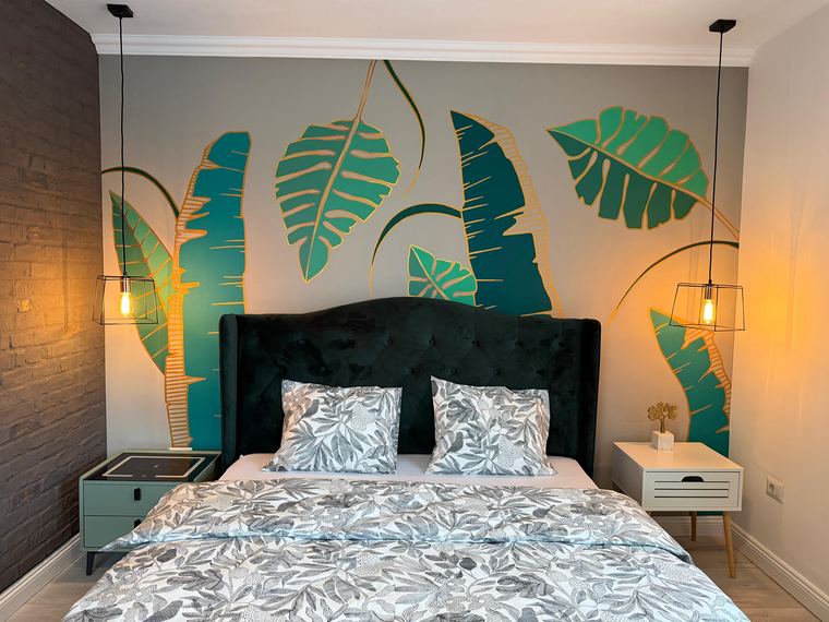 Dormitor cu pat queen de 160 cm — Best Apartment Scheia